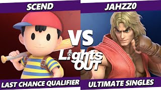 Lights Out TOP 8 - Jahzz0 (Ken) Vs. Scend (Ness) Smash Ultimate - SSBU