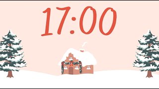 17 Minute Timer with Fun Christmas Instrumental and Soft Chime 𐙚 ‧₊˚ ⋅
