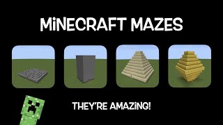 Minecraft Mazes (MakeCode/Python)