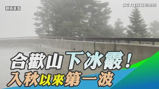 合歡山下冰霰！入秋以來第一波　等雪民眾嗨喊：飄了│政常發揮