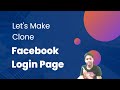 How To Make Facebook Login Page Clone