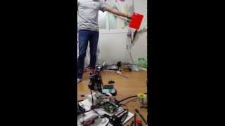 Tracking camera with Camshift + Kalmanfilter with OpenCV & python on RaspberryPi B2