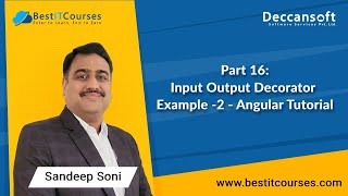Part 16: Input Output Decorator Example -2 - Angular Tutorial