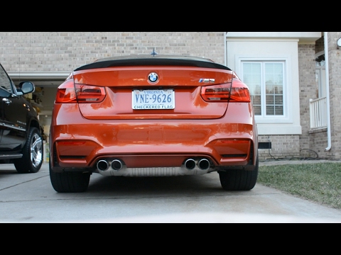 2016 BMW M3 VRSF CATLESS DOWNPIPES/ STOCK EXHAUST 2016 BMW M3 VRSF CATLESS DOWNPIPES/ STOCK EXHAUST