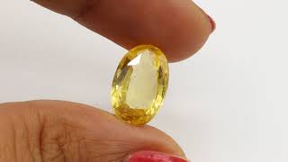 5.30 Ct Natural Yellow Sapphire Loose