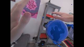 Realtime AR reflection test with a water orb