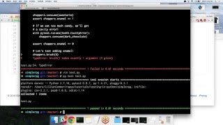 Python Tutorial: Testing, Test Driven Development, py.test