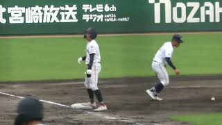 広陵 田上夏衣 走者一掃逆転タイムリースリーベース(聖心ウルスラ学園戦/2022mrt招待高校野球)