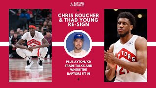 Chris Boucher and Thad Young Re-Sign + the Ayton and Durant Trade Talks