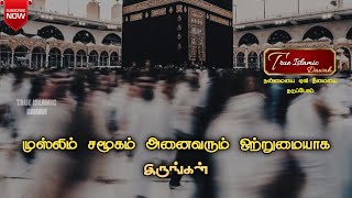 முஸ்லிம் சமூகம் அனைவரும் ஒற்றுமையாக இருங்கள் | Abdul Basith Bukhari | ` true Islamic dawah