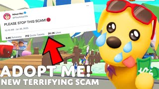 😱Adopt Me NEW SCAM will TAKE ALL YOUR PETS😭PLAYERS ARE QUITTING..👀