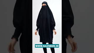 Nazneen ready to wear instant long khimer with smoking sleeves