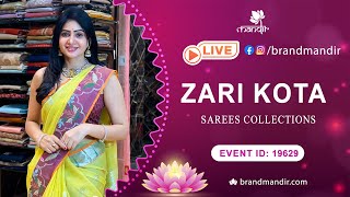 Zari Kota Sarees Collection | WhatsApp Number 733 733 7000 | Brand Mandir Sarees LIVE