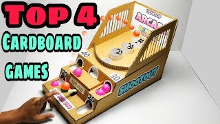 Top 4 Cardboard Games For Summer Vacations | Best cardboard games | DIY Cardboard Games