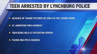 Teen arrested for photos in girls' locker room in Lynchburg