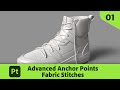 Creating Fabric stitches for Footwear with Anchor Points in Substance 3D Painter | Substance 3D