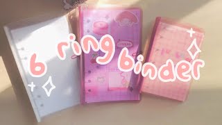 🍒 how to make 6 ring binder!!