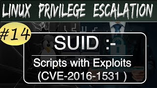 Linux Privilege Escalation : SUID scripts with known Exploits ||cve-2016-1531||