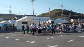 岡山県倉敷市【２０１５せんい児島・瀬戸大橋まつり・１日目】会場の様子