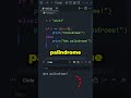 Check Palindromes with Python in 3 Lines! 🔁🐍