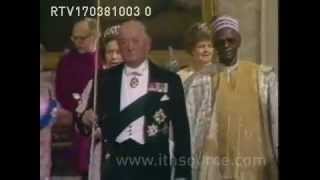 Queen Elizabeth II welcomes President Shagari of Nigeria to the UK