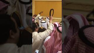 مسلم البراك في حفل زفاف ابن الشيخ نايف بن كدموس الحمر رئيس مركز مبايض في الرياض