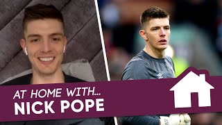 AT HOME WITH... | NICK POPE | Back To Training & Quizzes
