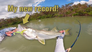 Jigging For Beautiful Snook (Biggest Fish So Far!)