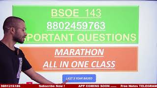 BSOE 143 | Important question | SOCIOLOGY | IGNOU WALA