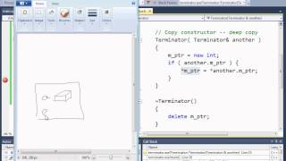 C++ class copy constructor Part 4