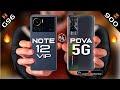 Infinix Note 12 VIP vs Tecno POVA 5G Camera | Body | AnTuTu | Display | Benchmark  Full Comparison.