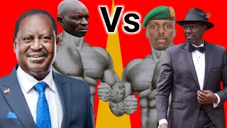 PRESIDENT WILLIAM RUTO Vs RAILA ODINGA'S BODYGUARDS AND SECURITY | WHO IS MOST PROTECTED?