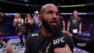 UFC 216: Demetrious Johnson Octagon Interview