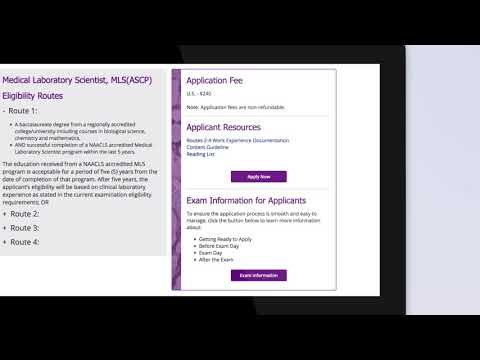 How do I apply for ASCP BOC Certification? How do I apply for ASCP BOC Certification?
