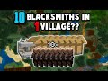 10 blacksmith village seed 😱 #shorts #minecraft