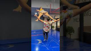 Ladki koodi mere upar #action #acrobatics #flip #stunt #viralshorts #gymnast #couplegoals