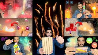 Diwali Crackers Testing 2024 Crazy Fireworks Stash | Yogesh 01