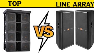 Top Vs Line Array || कौन सा बेस्ट है ? || which is the best for your setup || cumpleat जानकारी 👍