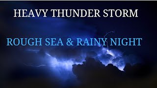 Thunder Storm & Rain Sounds, Real Lightning Strikes, Insomnia, Relaxing, Soothing Rain.