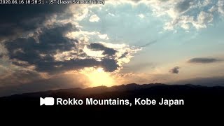 六甲山ライブカメラ Rokko Mountains - LIVE HD Streaming view from Osaka to Kobe direction, Kobe Japan