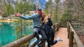 Вихідний з УКРАЇНОЧКОЮ на озері (Blausee) в Альпах, Швейцарія. Відпочинок з ДОЧКОЮ шефа!