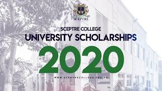 Sceptre College university acceptance and scholarships.