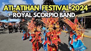 Royal Scorpio Band Modern Tribal Category: Ati-atihan Festival 2024