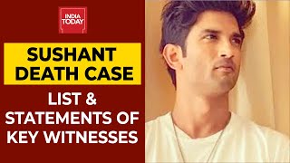 Sushant Singh Rajput's Death Case: 4 Key Witnesses & Their Statements To CBI | India Today