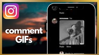 How To Comments GIFs On Instagram NEW UPDATE