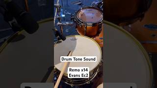 Remo x14. Evans Ec2. #drums #drum #drummer