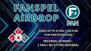 🕵🏻‍♂️ Fanspel Airdrop | Up to 8 FAN [~$3] + 1 FAN [~$0.37]  per referral #Airdrop #Bitcoin #Crypto