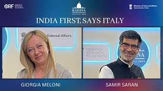 India-Italy Partnership: Enhancing Economic, Cultural and Strategic Ties | Raisina Dialogue 2023