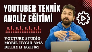 Youtube Studio Mobil Uygulama Kullanımı - Kanal Teknik Analiz Eğitimi