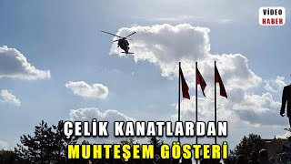 Jandarma Çelik Kanatlar ve Mehteran Takımı Kırıkkale'de gösteri sundu